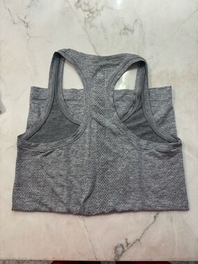 lululemon athletica Gray Racerback Tank Top